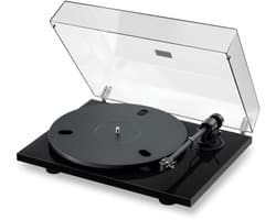 Pro-Ject E1.2 BT Bluetooth Platenspeler – met Phono Voorversterker – Plug and Play – 33/45 RPM – LP Speler – Handmatige Platenspeler – Zwart