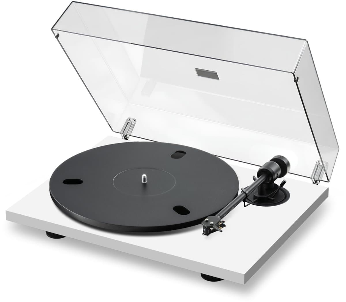 Pro-Ject E1.2 BT Bluetooth Platenspeler – met Phono Voorversterker – Plug and Play – 33/45 RPM – LP Speler – Handmatige Platenspeler – Wit — afbeelding 1