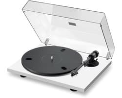 Pro-Ject E1.2 BT Bluetooth Platenspeler – met Phono Voorversterker – Plug and Play – 33/45 RPM – LP Speler – Handmatige Platenspeler – Wit