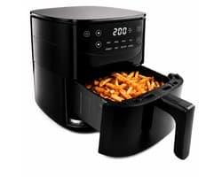 Vivid Green Airfryer 3L – 2 tot 3 Personen – PFAS-vrij – 8 Programma’s – Digitaal Display