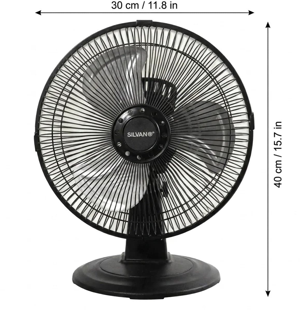 House Of Atelier - Ventilator - Tafelventilator - Verstelbare Luchtstroom en Kantelhoek - 90° Oscilatie - Snelheden - 30 cm — afbeelding 1
