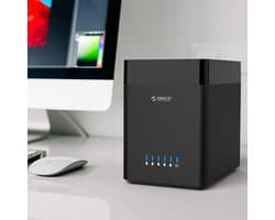 Let op type!! ORICO DS500U3 3 5-inch Bay 5 magnetische-type USB 3.0 harde schijf behuizing met blauwe LED-Indicator