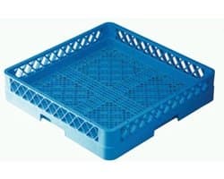 Vaatwassermand Bestekmand - Bestekkorf Vaatwasser - Bestek Reinigen - Gastronomiekwaliteit - 50 x 50 cm - Blauw