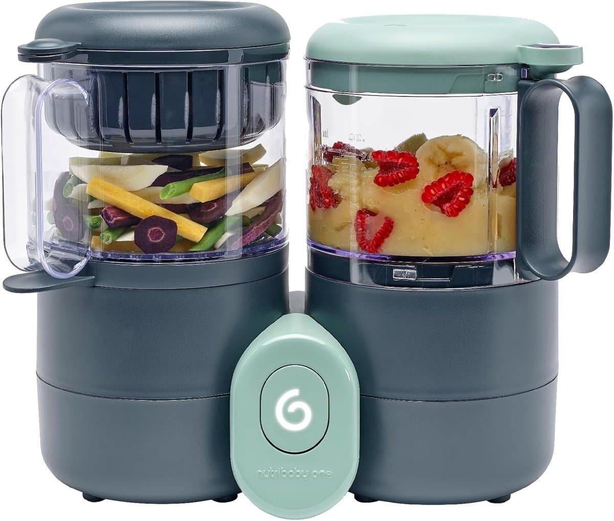 Nutribaby One Multifunctionele 4-in-1 Foodprocessor voor baby - stoomkoker-blender - Voedselvariatie - Zelfbereide potjes - Zacht en Snel Koken met Stoom — afbeelding 1