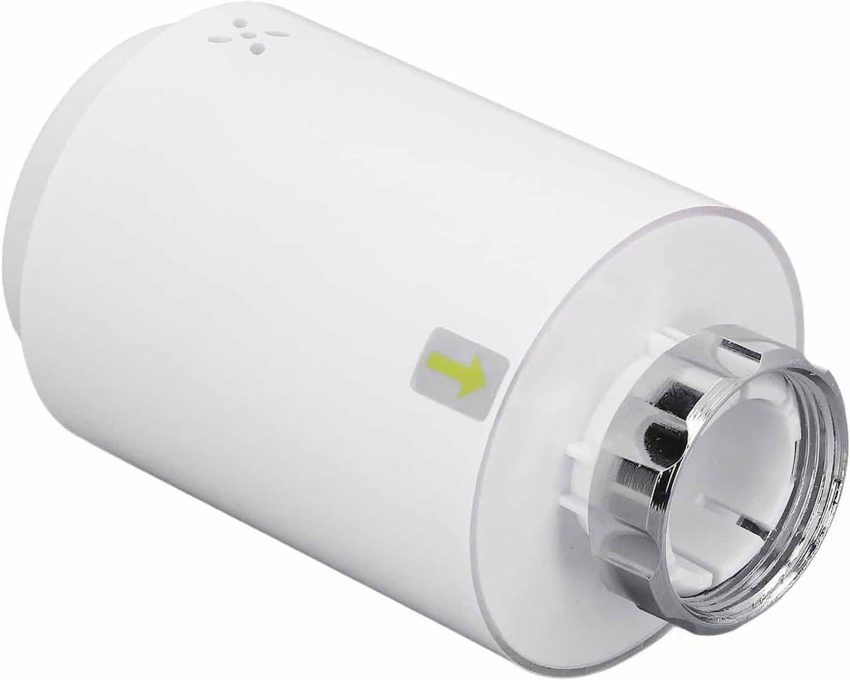Slimme Radiatorthermostaat - TRV Klep - Verwarmingsregeling - App en Spraakbesturing - 5-45°C - Wit — afbeelding 1