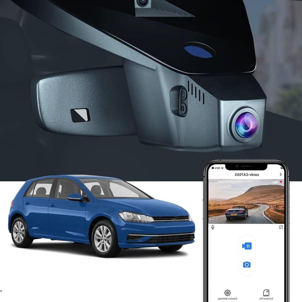 Auto Camera - Dashcam Rijcamera - Rijden Vastleggen - OEM Integratie - 4K UHD Resolutie - Zwart — afbeelding 1