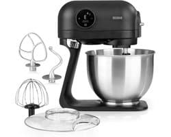 Keukenmachine - Mixer Kom - Bakken en Koken - Planetair Roersysteem - 5 Liter Kom - Zwart