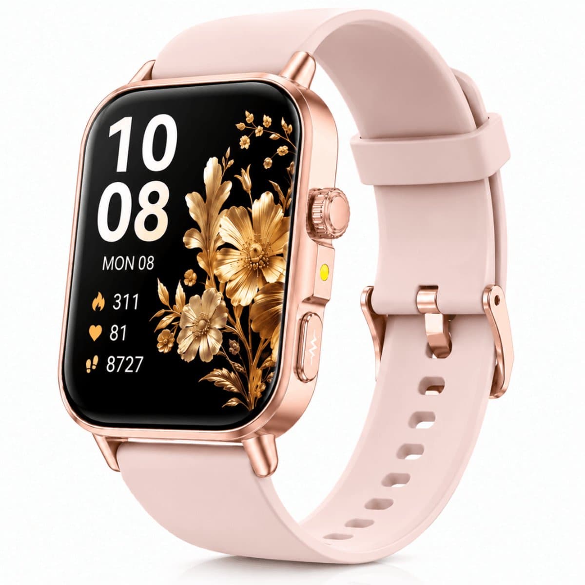 Smartwatch Dames & Heren – 2.0" HD Touchscreen – Bluetooth Bellen – 4 Bandjes Incl. – Hartslagmeter, SpO₂ & Slaapmonitor – IP68 Waterdicht – 136 Sportmodi – 450mAh Batterij – SOS & Zaklamp – Samsung & iPhone — afbeelding 1