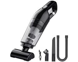 JOYNEXTBUY – Draadloze Handstofzuiger – Krachtige Accu Kruimeldief – Draagbare Auto- en Huisstofzuiger – Voor Dierenhaar, Stof en Kruimels – Snoerloos