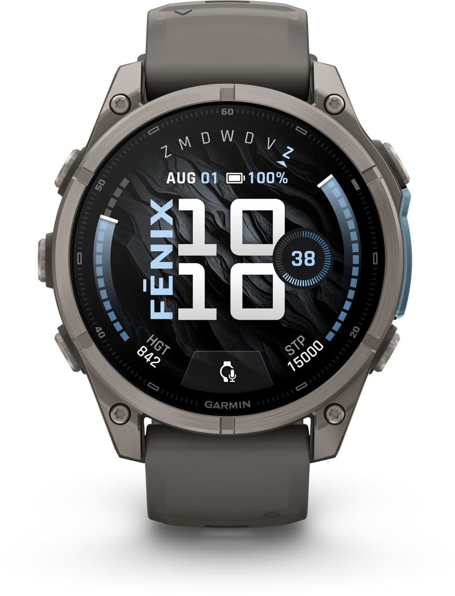 GARMIN fenix 9 GPS 47mm Smartwatch Pebble Gray — afbeelding 1