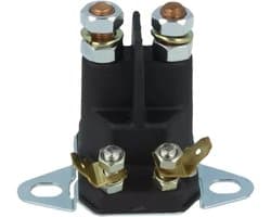 Startrelais Grasmaaier - Solenoïde Relais - Motor Starten - Elektronische Circuitbeveiliging - 12V 4-polig - Zwart