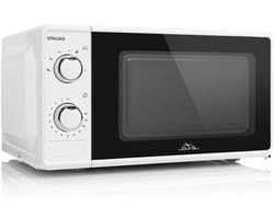 Magnetron - Oven Verwarming - Snel Eten Opwarmen - Gelijkmatige Verdeling - 17 Liter - Wit