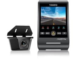 VIOFO A229 Pro-W 2CH - Dashcam - 4K Ultra HD Voorcamera + 2K Waterdichte Achtercamera - Sony STARVIS 2 Nachtzicht - GPS & WiFi - HDR - Parkeerbewaking