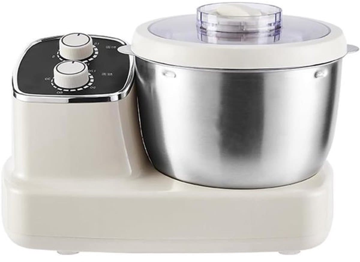 Deegmixer - Keukenmachine - Bakken Deeg - Slimme Thermostaat - 5 Liter Kom - Melkwit — afbeelding 1