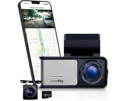 Dual Dashcam - 4K Ultra HD - Voor- en Achtercamera - GPS en WLAN - Voor Auto's