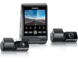 VIOFO A229 Pro Tele 3CH - Dashcam - 4K + 2K Tele + Full HD Achtercamera - 4x Optische Zoom - Sony STARVIS 2 - HDR Nachtzicht - GPS - 5GHz WiFi - Parkeermodus - Spraakbesturing
