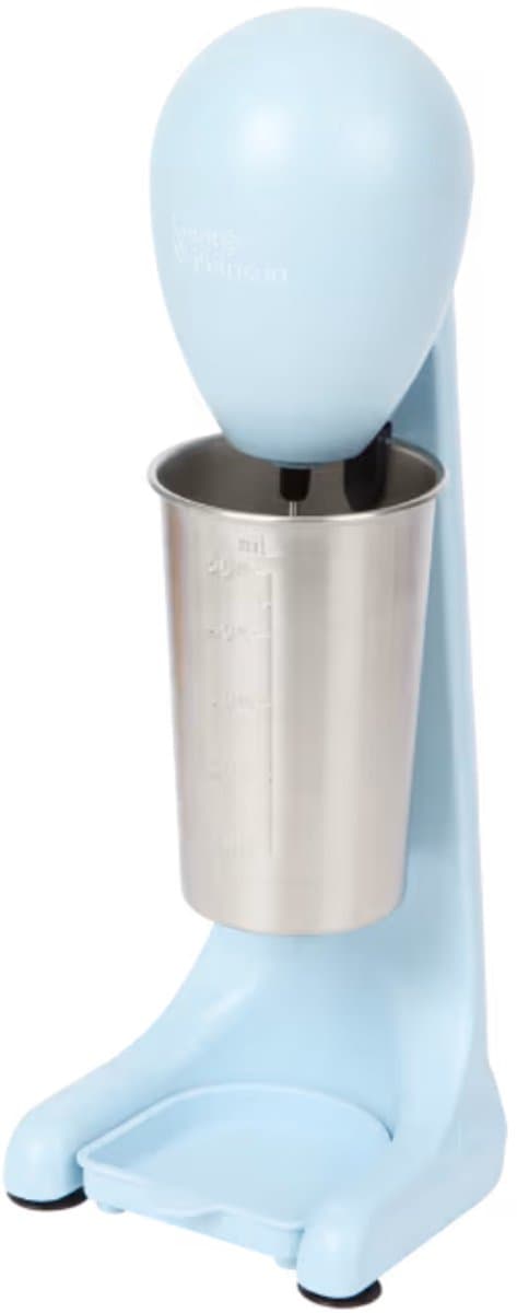 George Wilkinson milkshakemaker Blauw - 2 snelheidsstanden Roestvrijstalen beker van 500 ml - Keukenmixer — afbeelding 1
