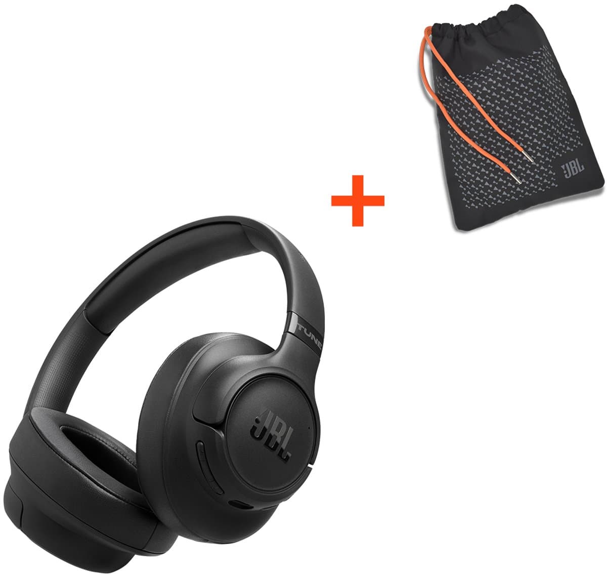 JBL Tune 780NC met GRATIS JBL OPBERGZAKJE - Draadloze Noise Cancelling Koptelefoon - Bluetooth - Over-ear - 70 uur batterij - ANC - Zwart — afbeelding 1