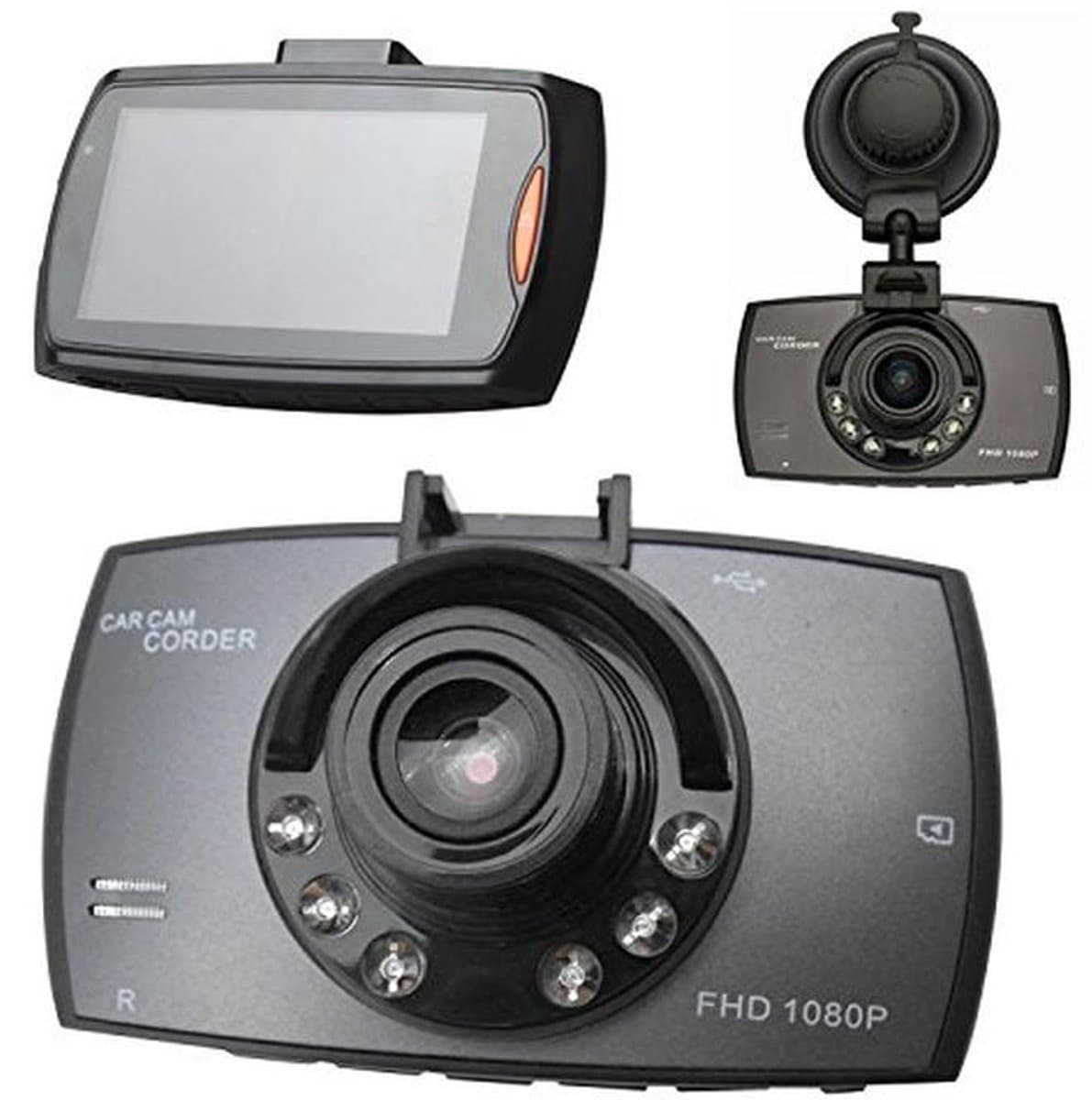Mini Auto Dashcam 2,7 inch LCD 1080P met G-sensor en Nachtzicht — afbeelding 1