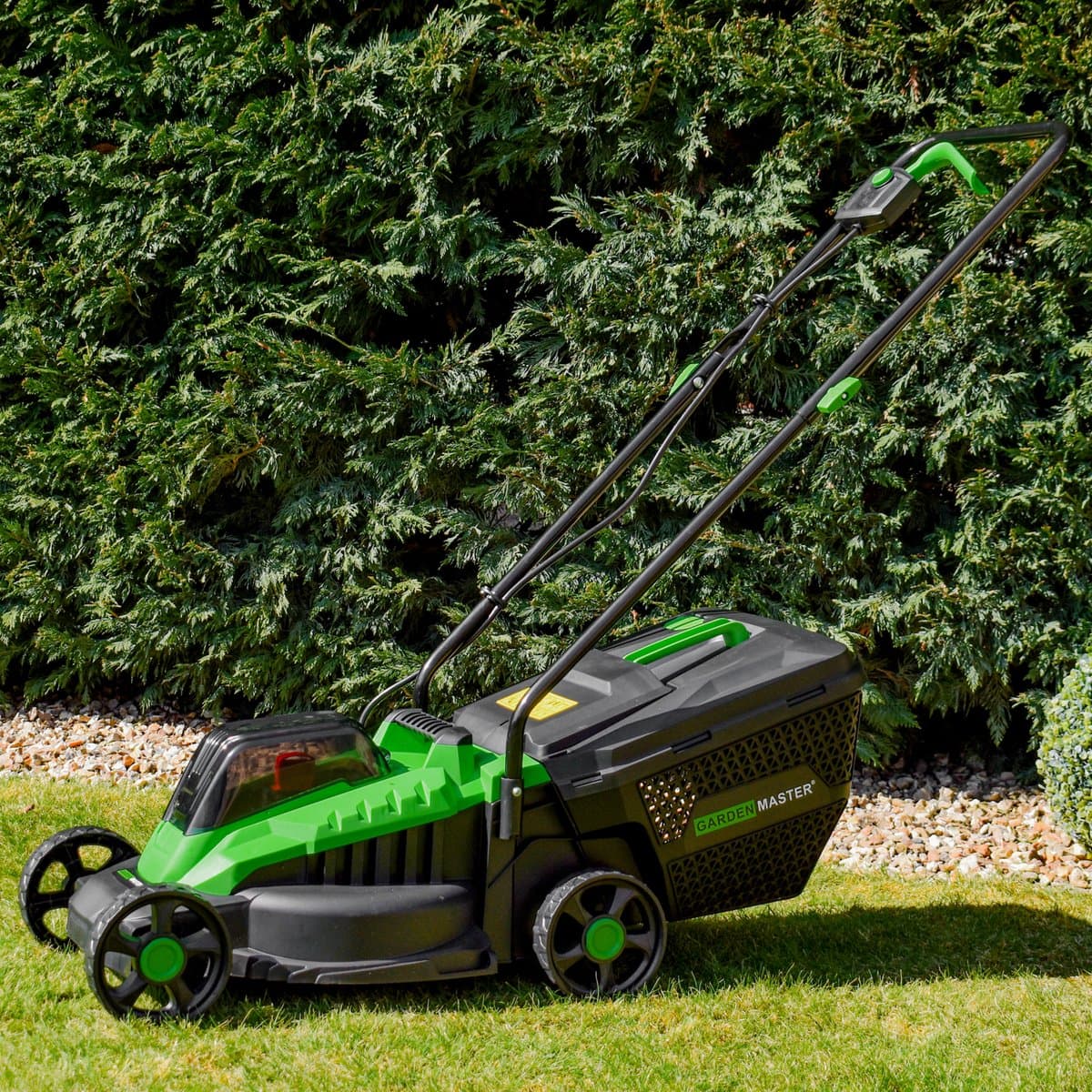 Garden Master® 20V Draadloze Grasmaaier - 4Ah Accu en Lader inbegrepen - 32cm Maaibreedte - 30L Grasopvang - Verstelbare maaihoogte - Compact en lichtgewicht — afbeelding 1