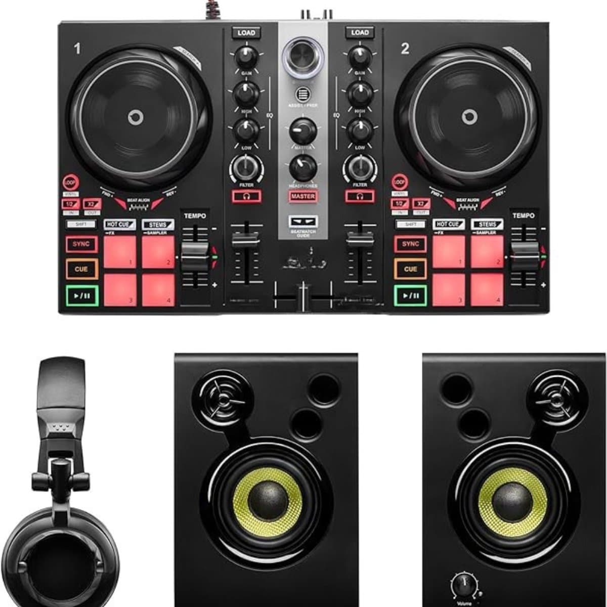 MMP® DJ Set Kinderen - DJ Set - Zwart - 53cm x 29cm x 28cm — afbeelding 1