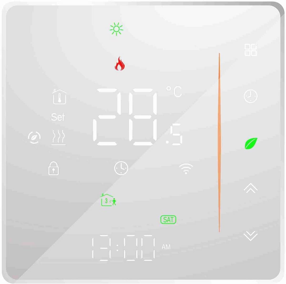 WIFI Thermostaat voor Watervloerverwarming - Programmeerbare Temperatuurregeling met Afstandsbediening - Geschikt voor Smart Home — afbeelding 1