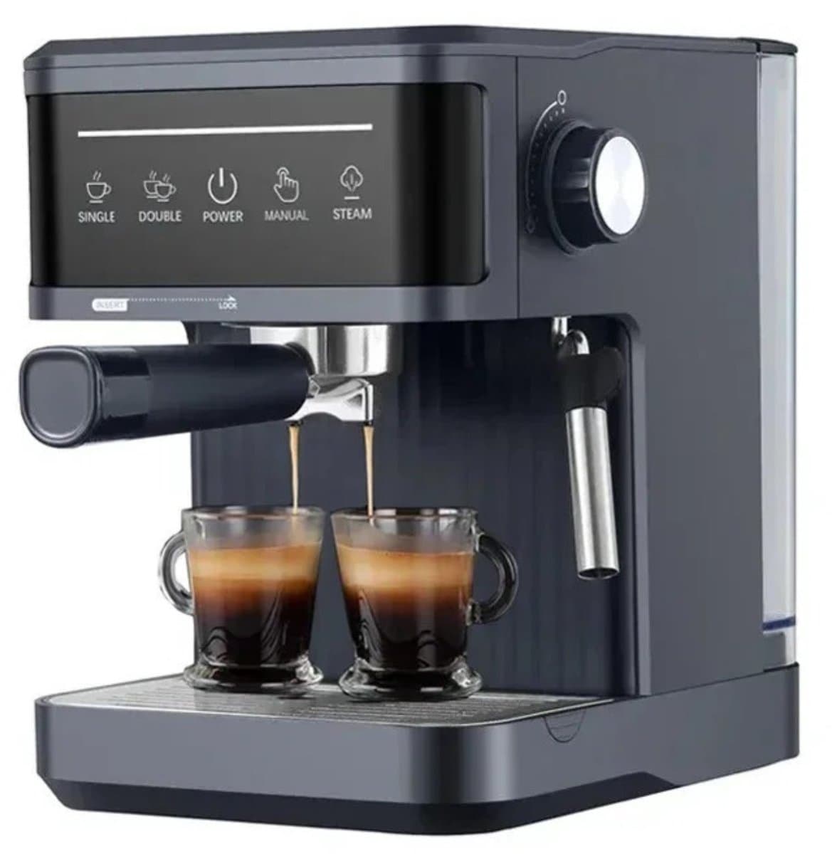 Sensova Koffiezetapparaat Met Espressomachine Functie - Compact & Stijlvol 20 Bar Semi Automatische Espresso Machine Met Melkopschuimer Voor Cappuccino Latte En Italiaanse Koffie Thuis — afbeelding 1