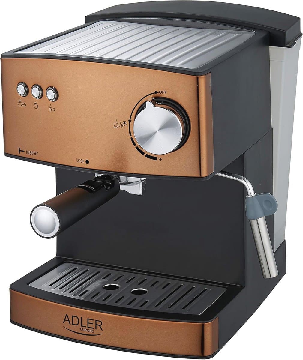 Koffiezetapparaat Espresso Aluminium Goud 850W 15 Bar 1,6L — afbeelding 1