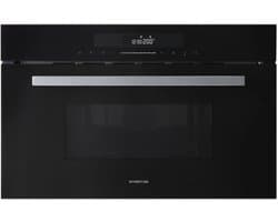 Inventum IMC3834GT - Inbouw combi-oven - Hetelucht - Magnetron - Grill - 34 liter - 38 cm hoog - Tot 220 graden - Zwart/RVS
