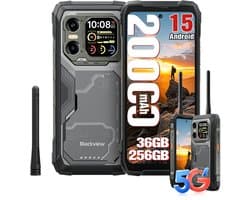 Blackview XPLORE 1 Walkie Talkie - Robuuste Smartphone - 5G - 36GB RAM - 256GB ROM - 6.78 inch - Robuuste Telefoon - Nachtzicht - Android 15 - NFC - GPS - Zwart