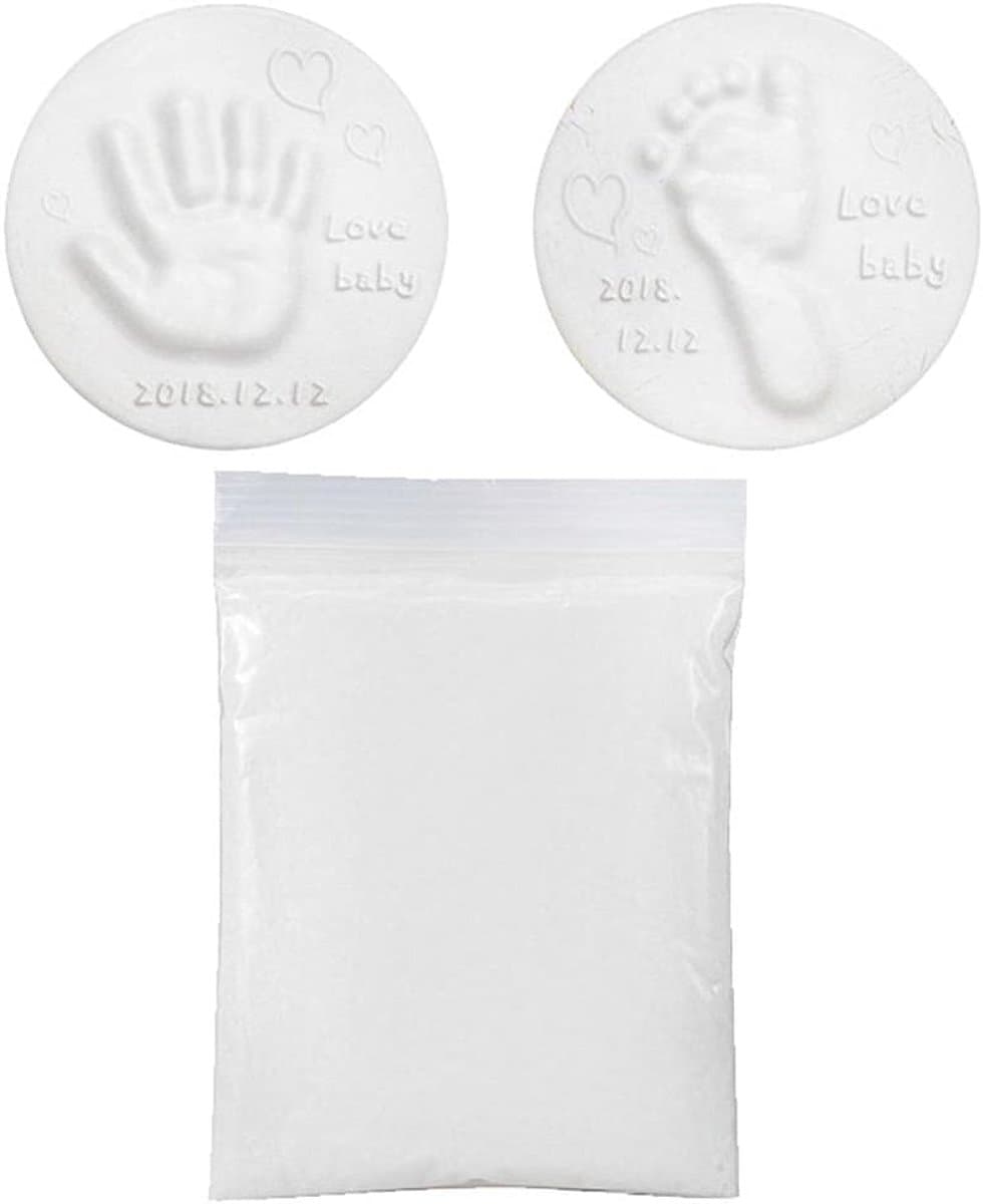 Baby Hand and Footprint Kit - Moanyt - Klei - 7 Kleuren - Baby Handafdruk en Voetafdruk Kit — afbeelding 1