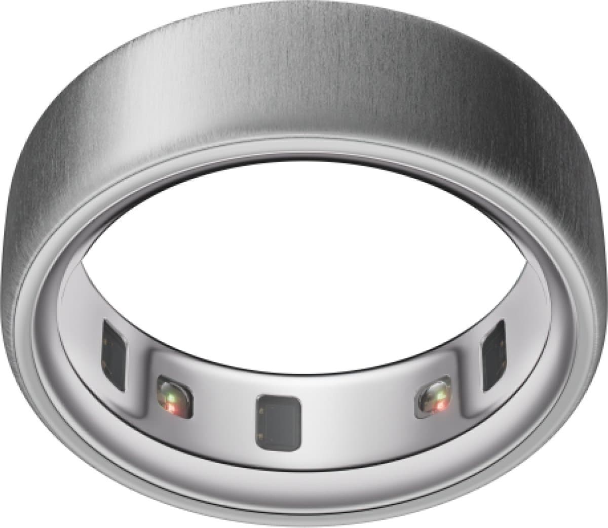 Oura Ring 4 - Size Before You Buy - Brushed Silver - Size 10 — afbeelding 1