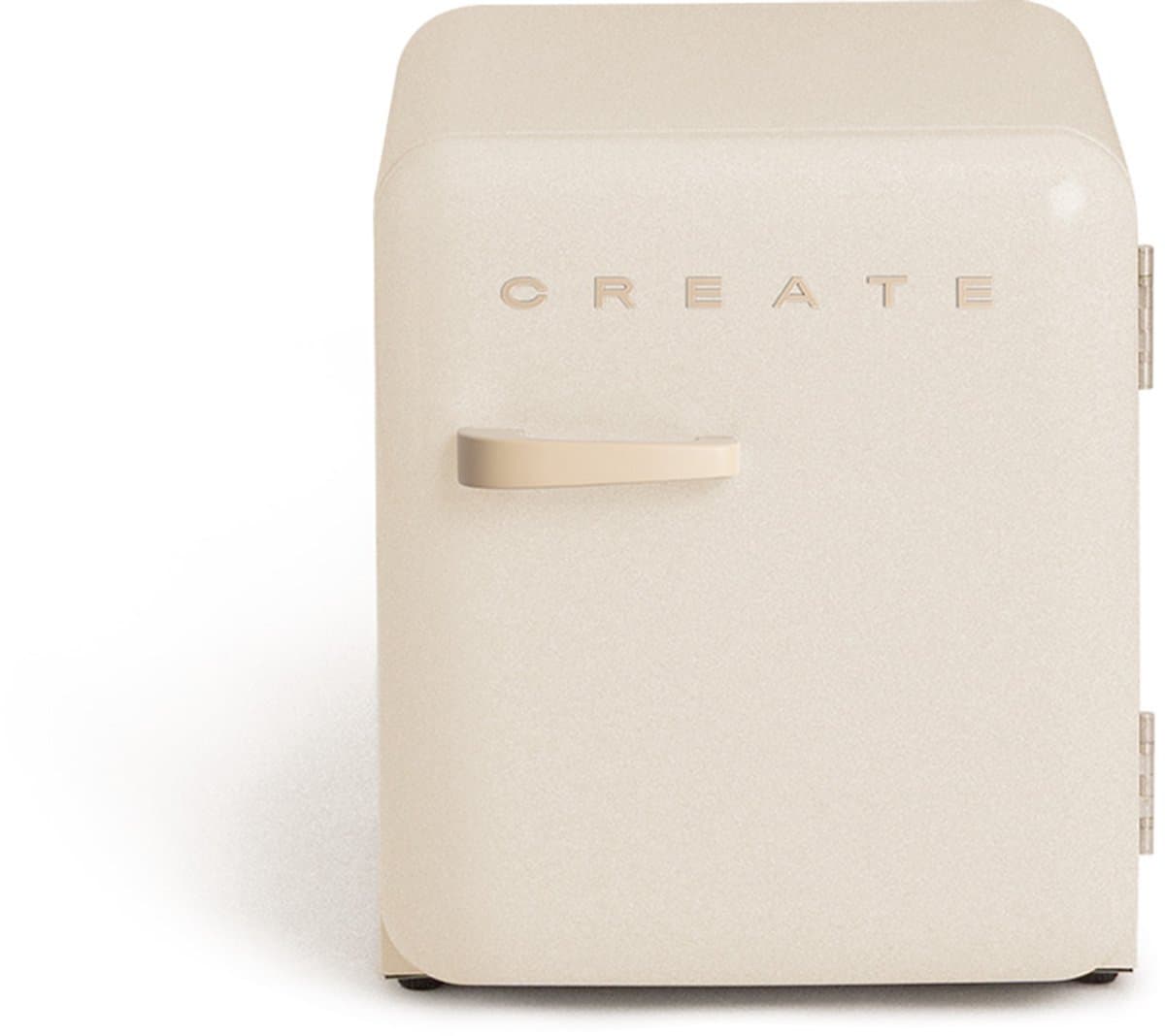 CREATE - Koelkast in retrostijl - Gebroken wit - Handvat Zand - FRIDGE RETRO 48L — afbeelding 1
