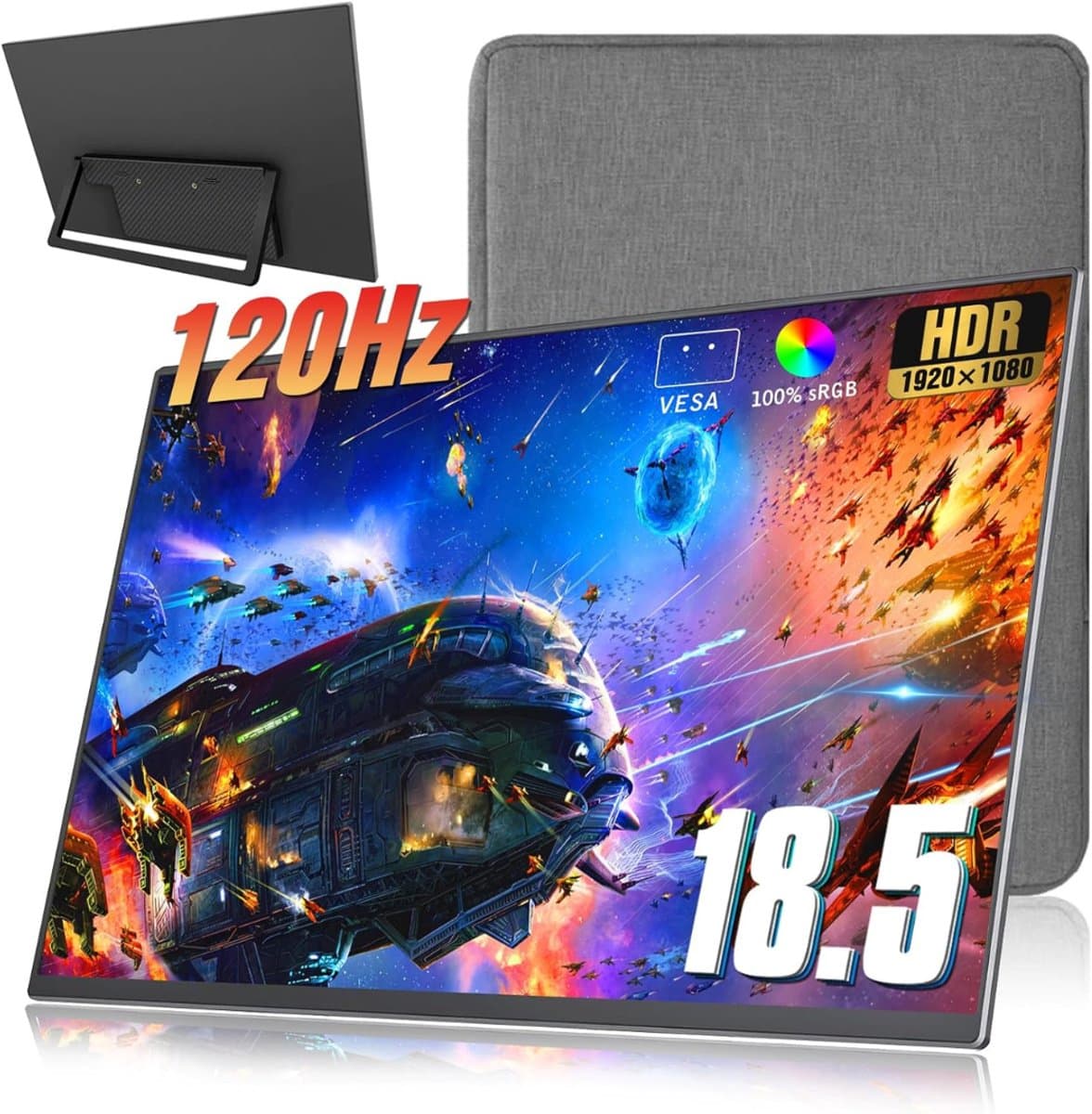 White-Label® Portable Monitor - Draagbare Scherm - Uitbreider - Full HD — afbeelding 1