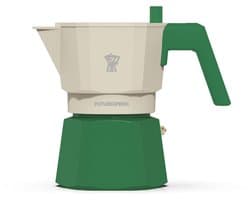 Italiaans koffiezetapparaat - PEZZETTI - FUTUREXPRESS - Aluminium - 3 kopjes - Groen