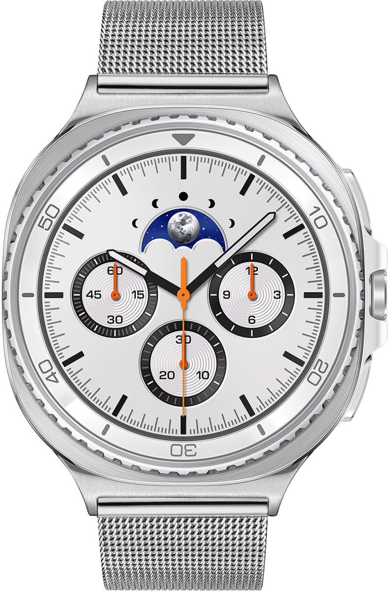 Samsung Special Edition Galaxy Watch 8 CLASSIC Wit/Zilverkl Mesh 46mm — afbeelding 1
