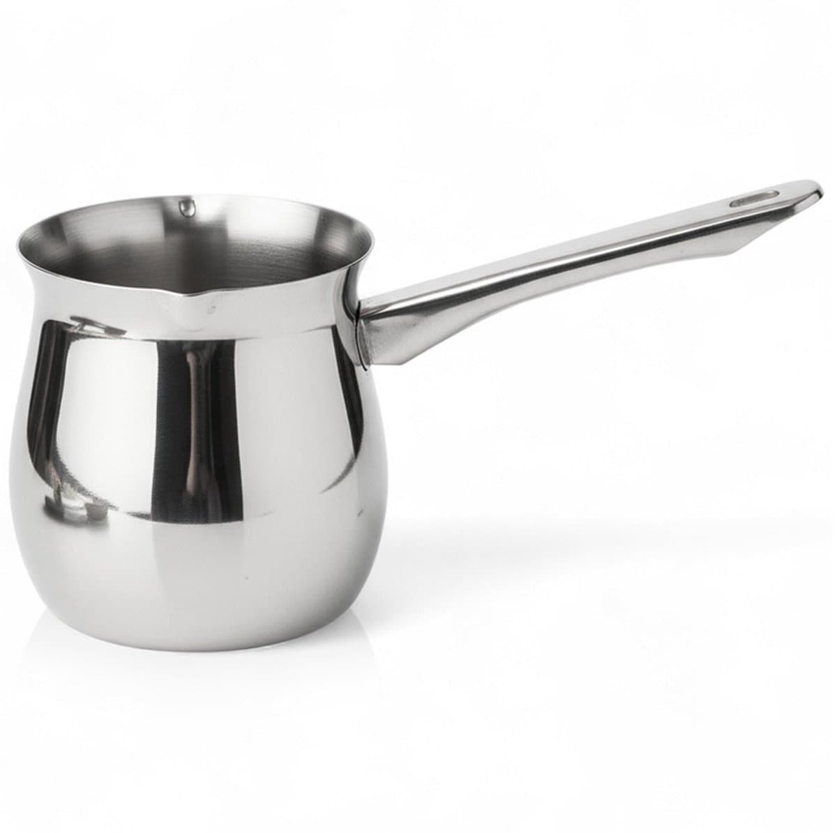 Orion - Roestvrijstalen Tygiel - 300 ml - Ergonomisch - Voor Turkse Koffie — afbeelding 1