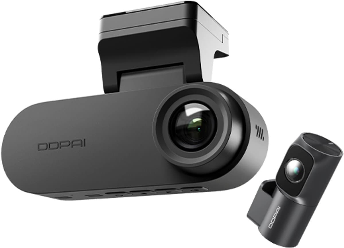 Dashcam - 2K HD - voor Auto - Voor en Achter Camera - Dual Dashcam - DDPAI — afbeelding 1