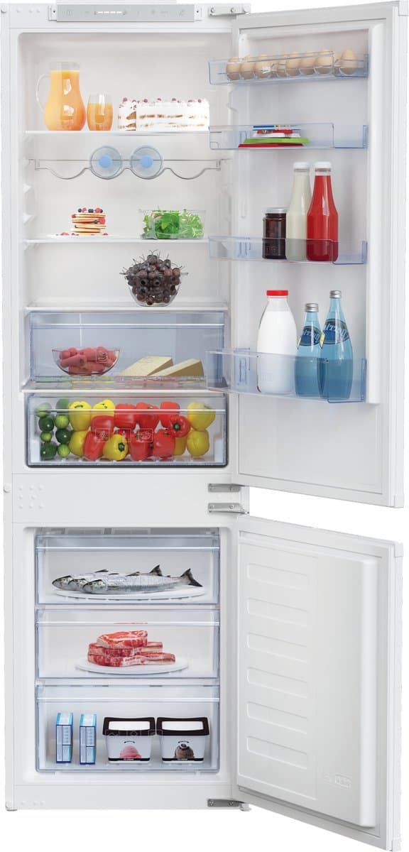 Beko BCSA285E4SN koel-vriescombinatie Ingebouwd 271 l Wit — afbeelding 1