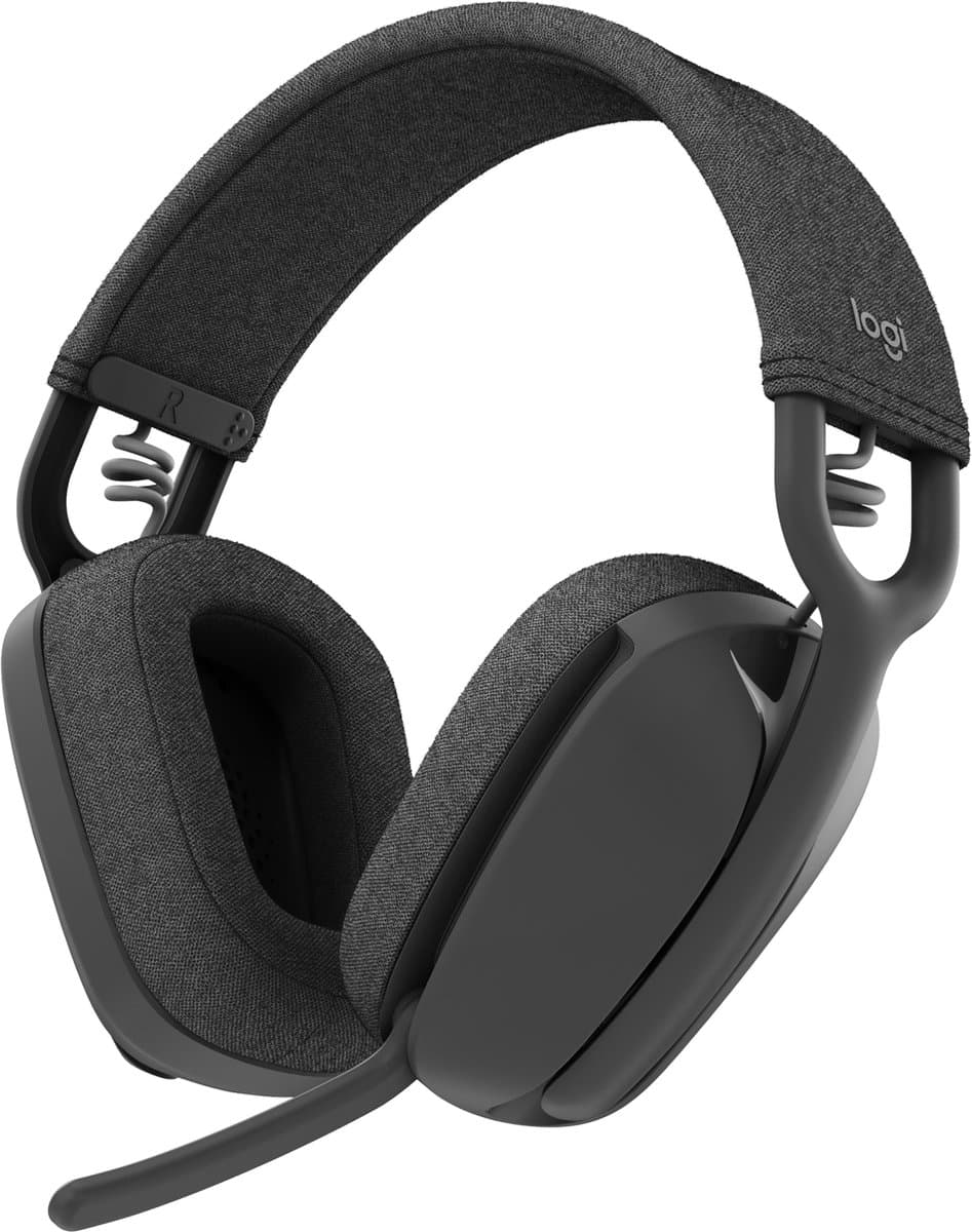 Logitech Zone Vibe 100 - Draadloze Headset - Bluetooth - Graphite — afbeelding 1