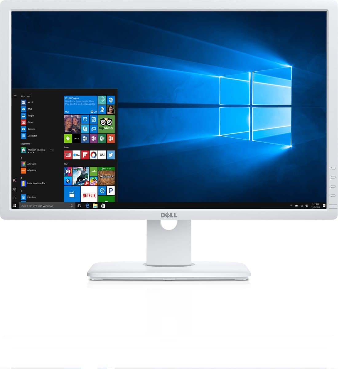 Dell U2412M -WUXGA - IPS Monitor - 24 inch — afbeelding 1