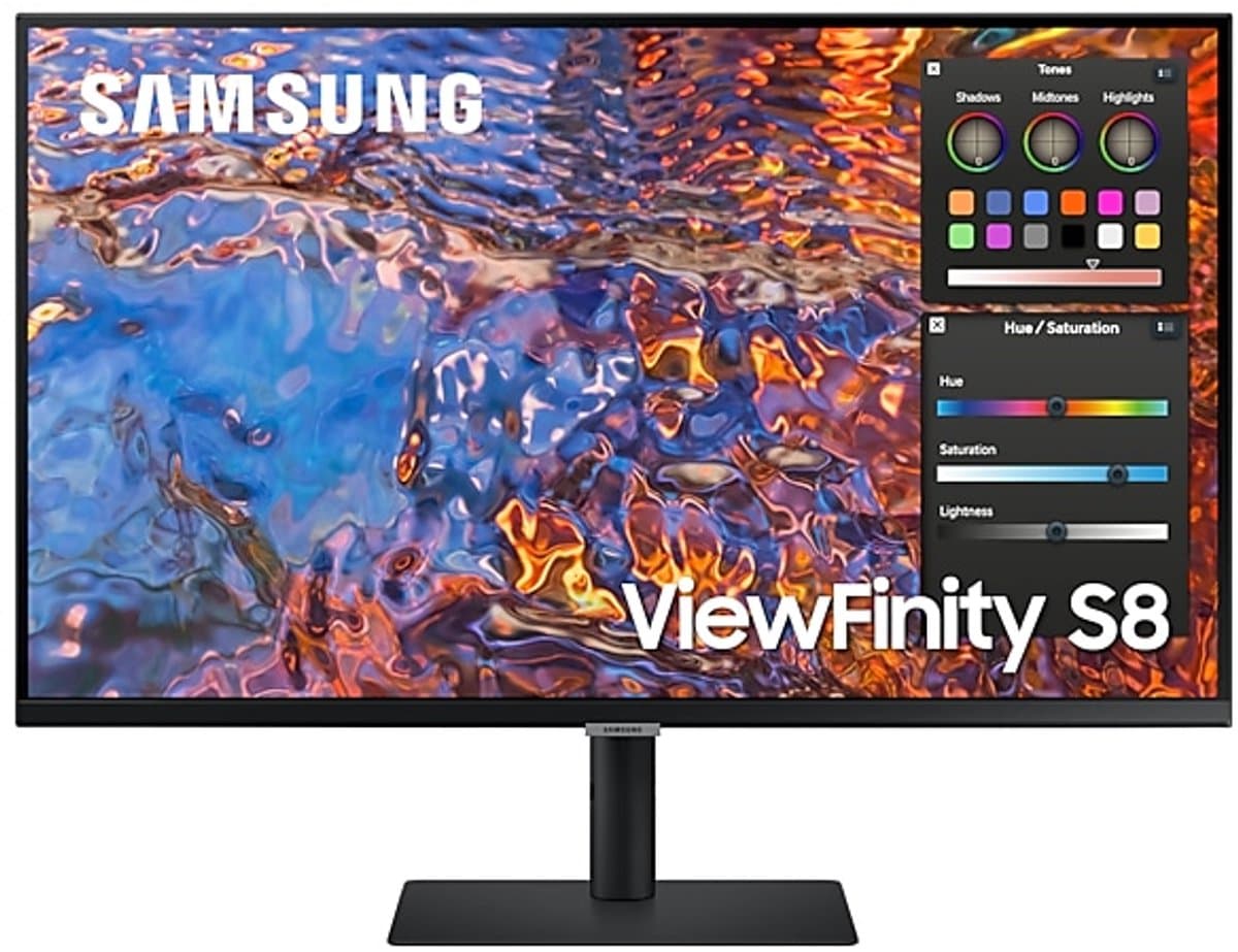 Samsung ViewFinity S8 LS32B800PXU - 4K IPS 60Hz Monitor - 32 Inch — afbeelding 1