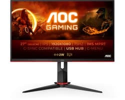 AOC Gaming 27G2U5/BK computer monitor 68,6 cm (27") 1920 x 1080 Pixels Full HD LED Zwart