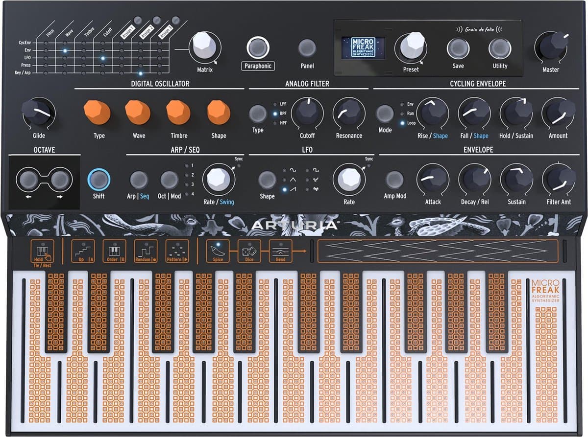 Arturia MicroFreak - Synthesizer - Zwart — afbeelding 1