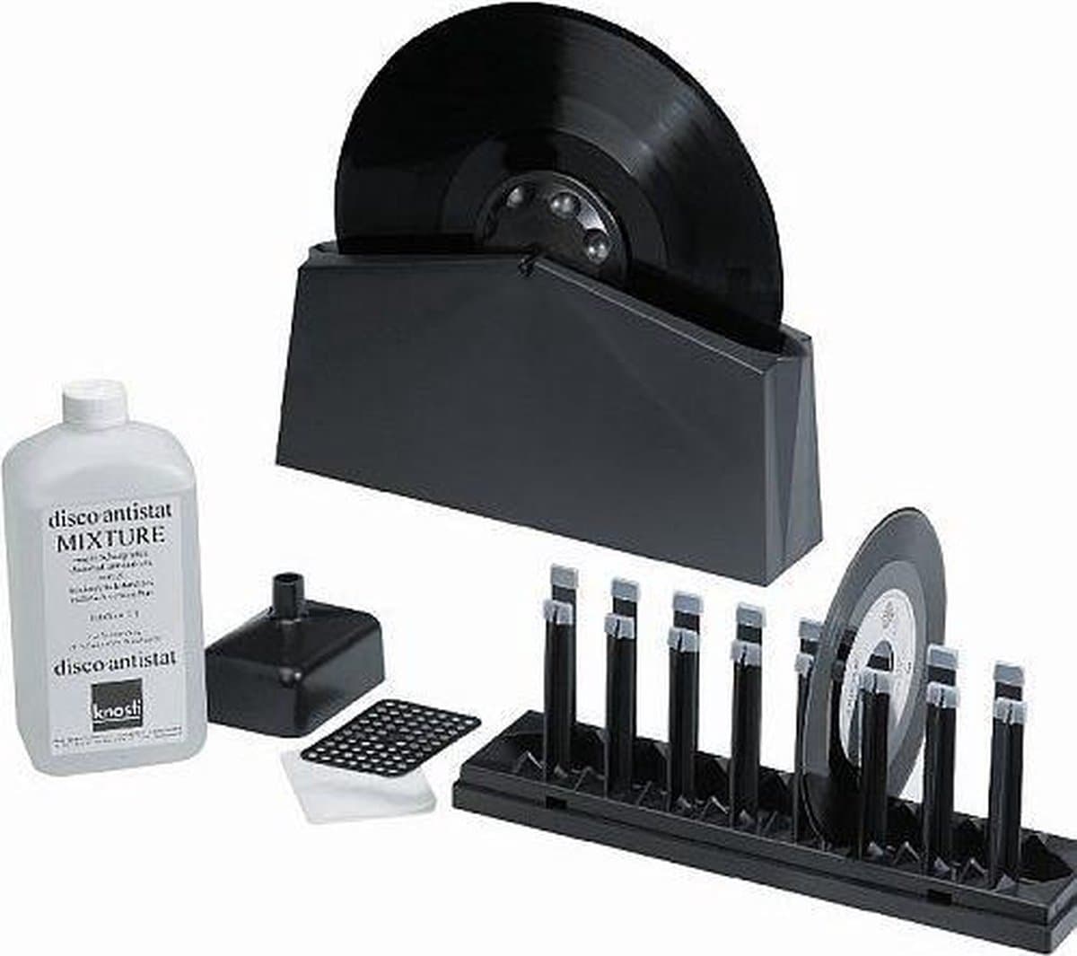 Knosti Disco Antistat Platenspeleraccessoire / Reinigingsproduct geleverd met 1 liter tonar reinigingsvloeistof — afbeelding 1