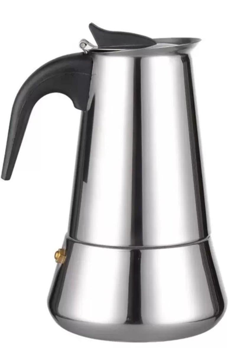Espresso Maker 6 Kops RVS - INDUCTIE — afbeelding 1