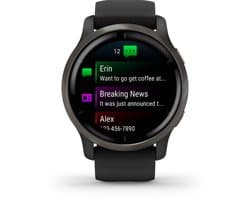 Garmin Venu 2 - Smartwatch voor heren met Stappenteller - 10 dagen batterij - 45 mm - Zwart