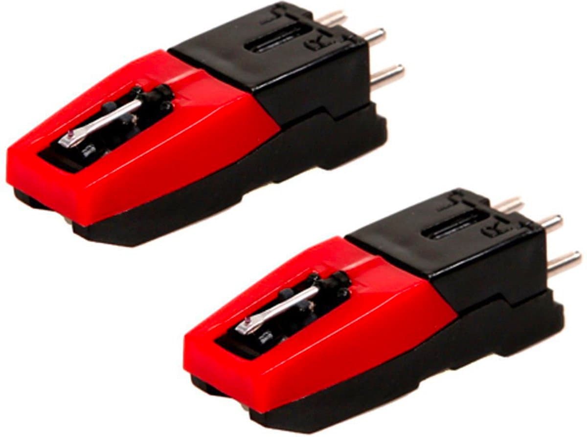 2x Vervangende Naald Voor Platenspeler - Universele Stylus Geschikt voor Crosley, Ion, Jensen, Pyle — afbeelding 1