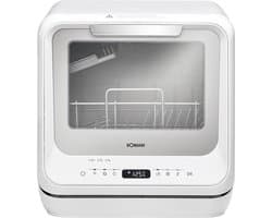 Bomann TSG 5701 - mini vaatwasser, campingvaatwasser – wit