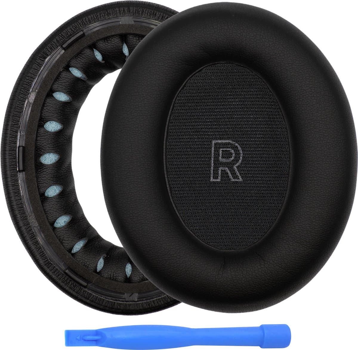 MMOBIEL Vervangende Oorkussens Geschikt voor Bose QuietComfort Ultra Wireless Noise Cancelling Hoofdtelefoons – Memory Foam en Protein PU Koptelefoon Oorkussens - Noise Isolation Earpads – Zwart — afbeelding 1